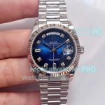 EW Factory Rolex Day-Date 36mm D-Blue Dial President Bracelet Replica Watch